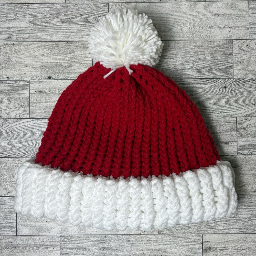 Adult Santa Beanie knitwear winter accessories hat knitted